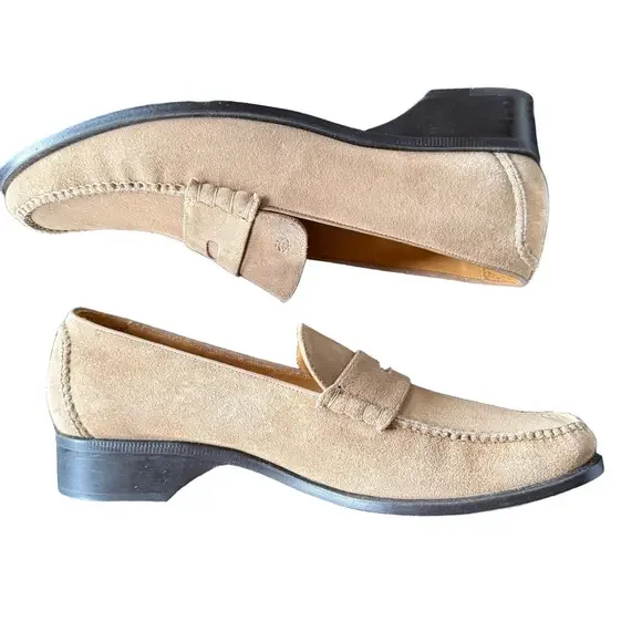 Cole Haan Tan Flats Classic Penny Loafers Women's Size 10.5 - Picture 5 of 9